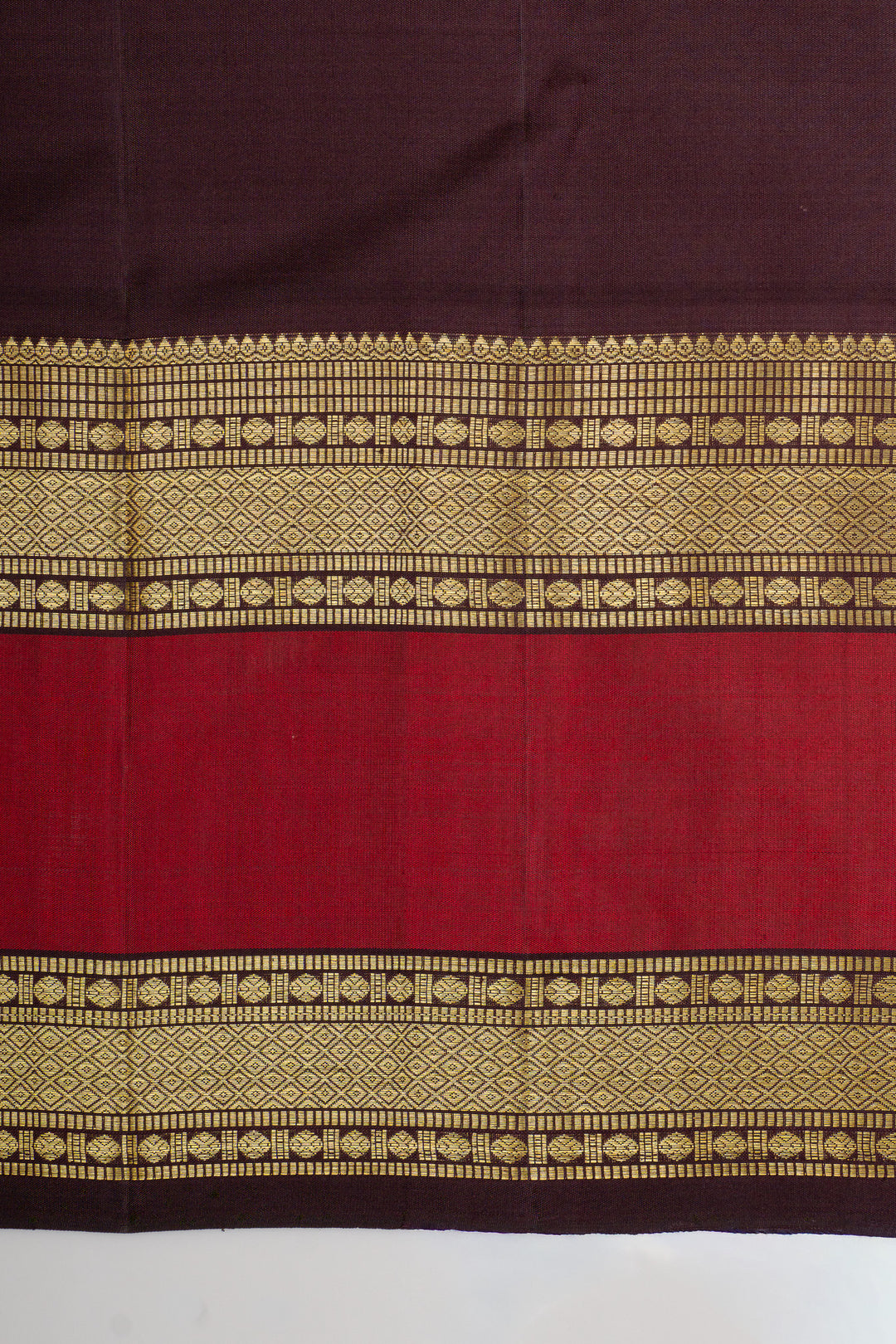 Grey traditional pure kanchipuram silk saree