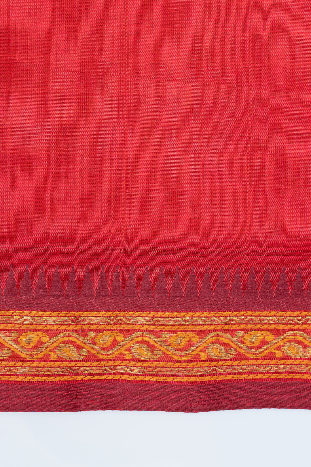 Black check pure silk cotton saree