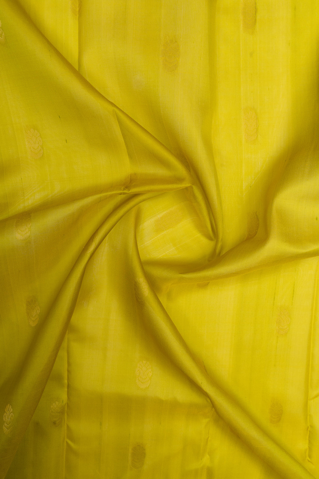Lime yellow and blue  traditional pure kanchipuram silk saree