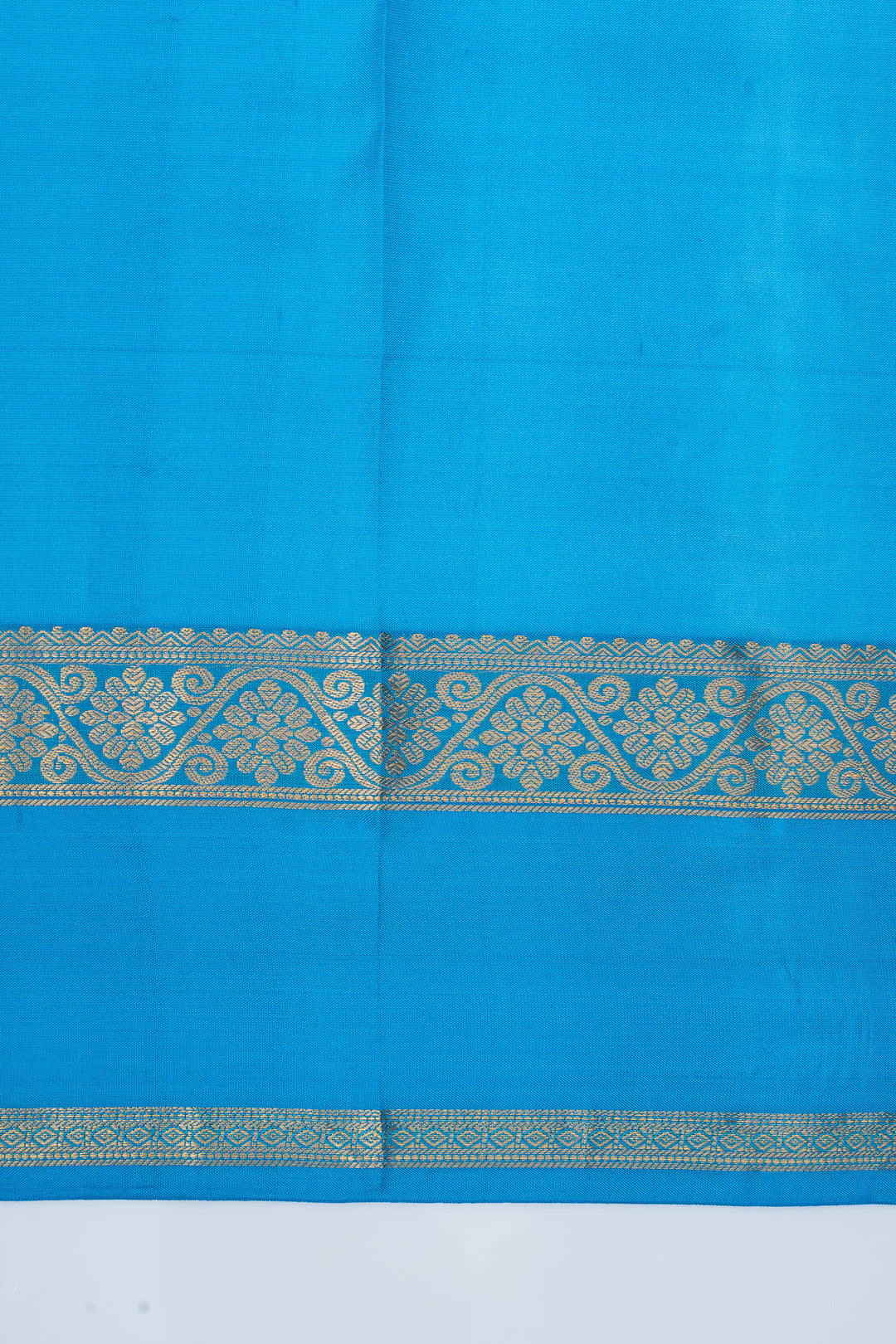 Lime yellow and blue  traditional pure kanchipuram silk saree