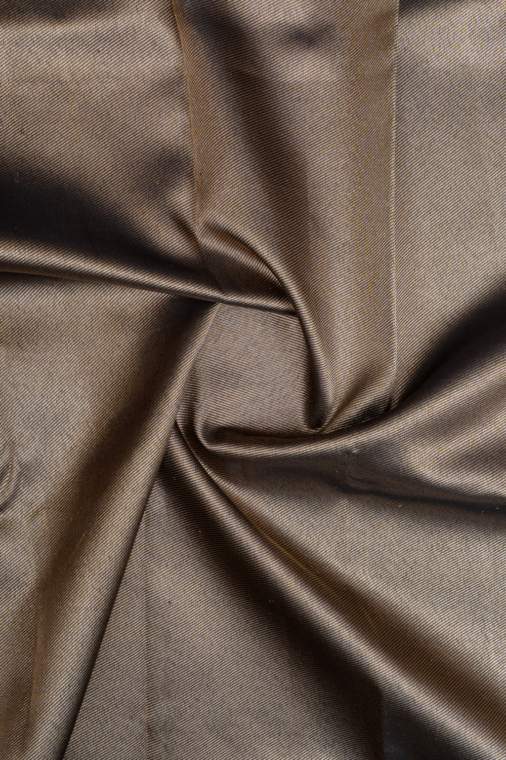 Gold and black temple brocade  pure kanchipuram silk saree