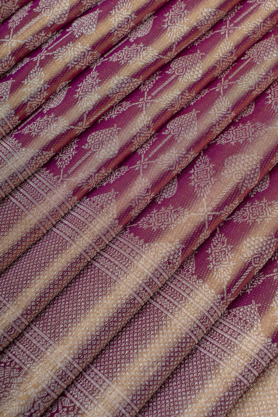 Pink and gold tissue  pure Kanchipuram  silk saree