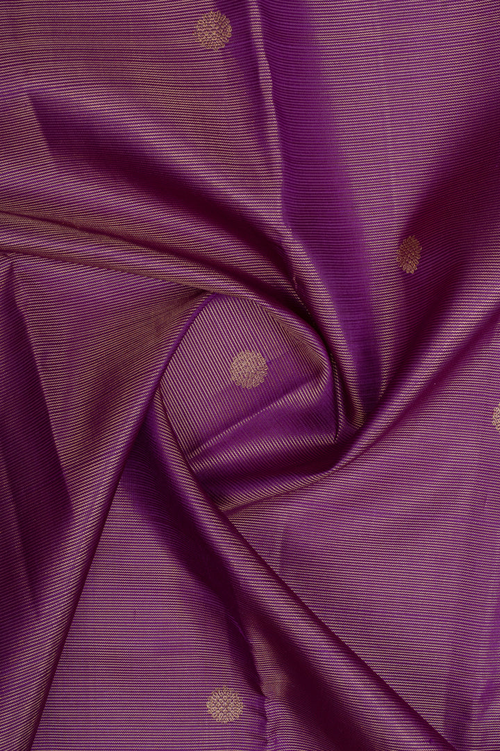 Purple Vairaoosi pure kanchipuram silk saree
