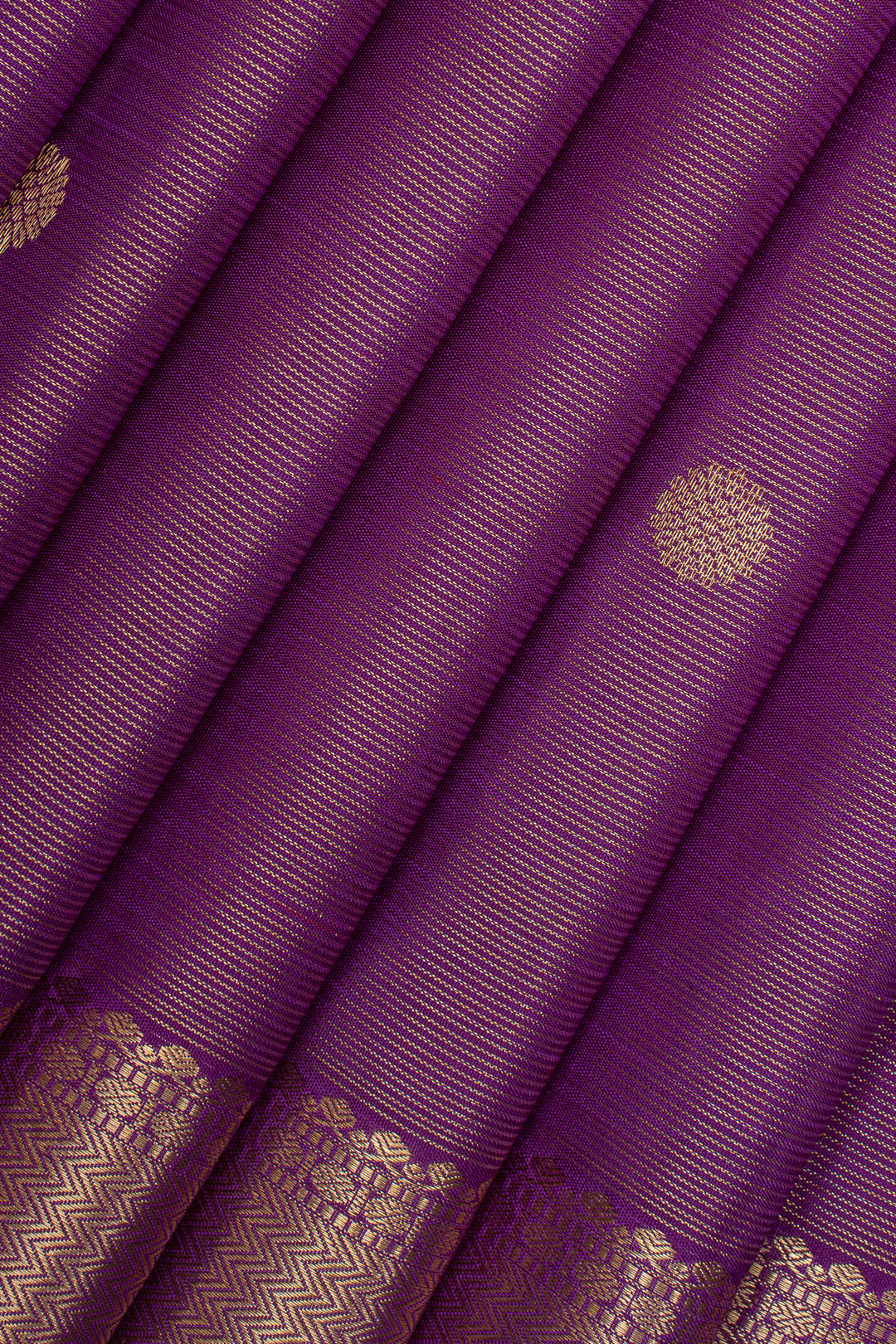 Purple Vairaoosi pure kanchipuram silk saree