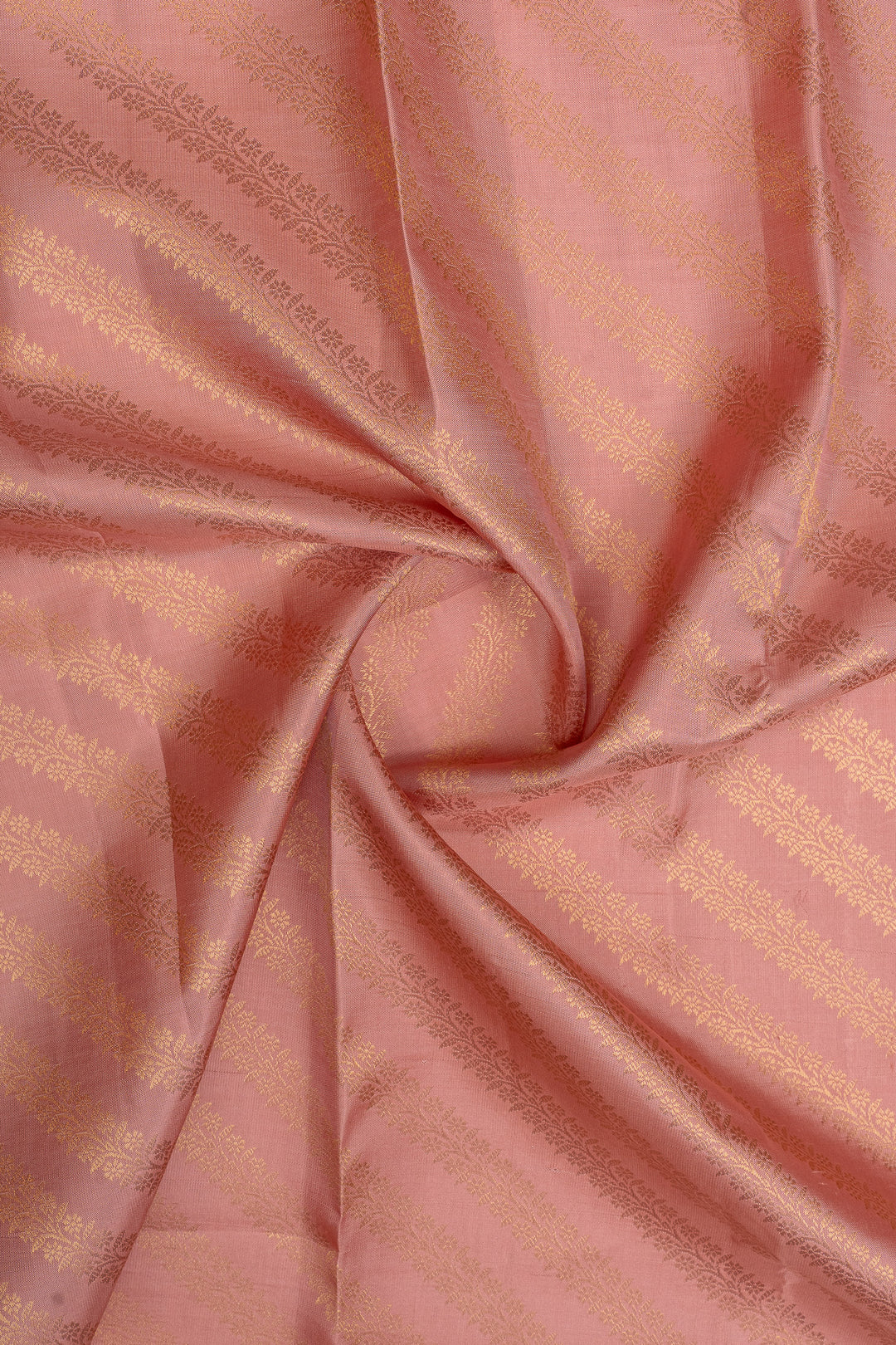 Mauve leheriya brocade pure kanchipuram silk saree