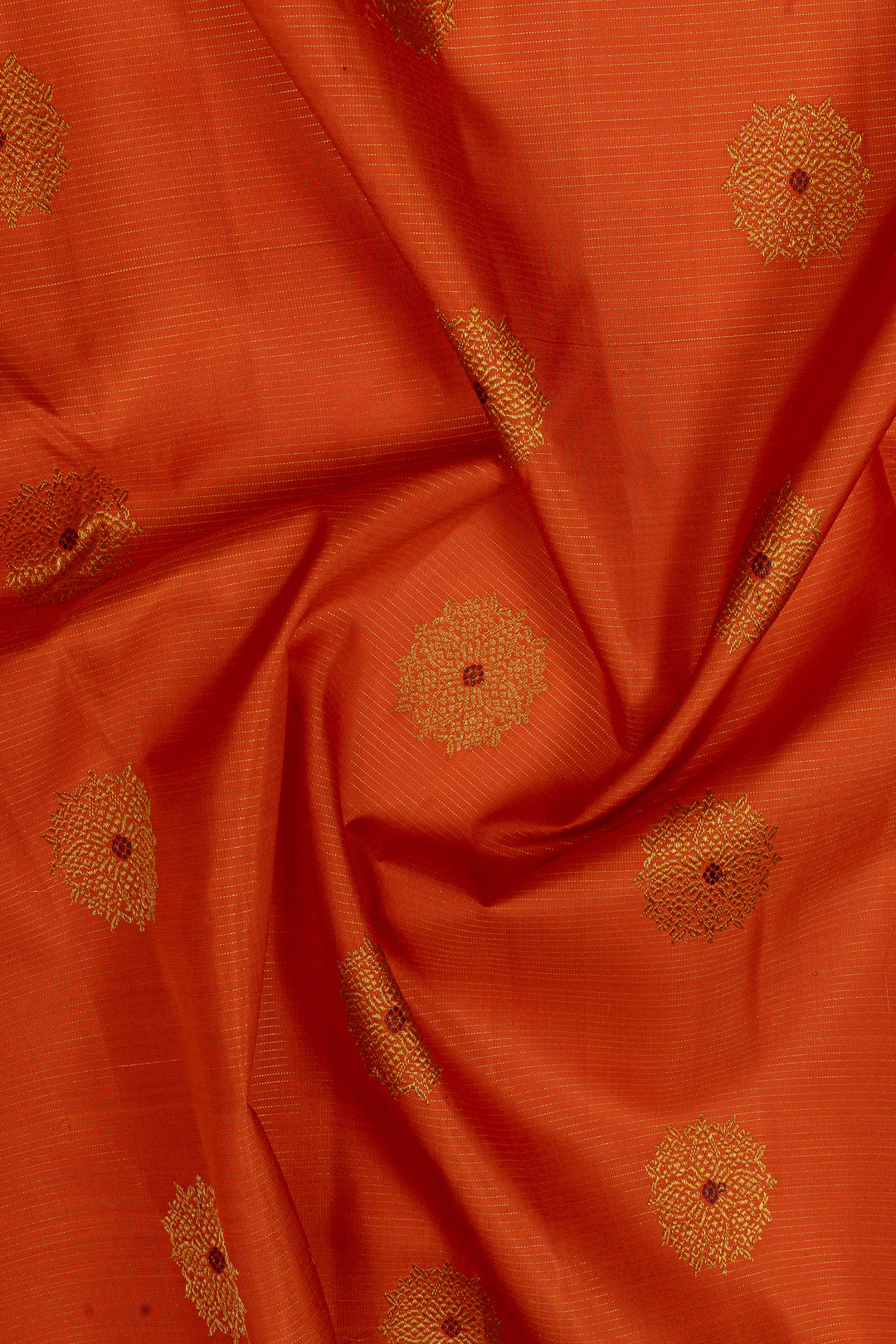 Orange and brown Vairaoosi  pure kanchipuram silk saree