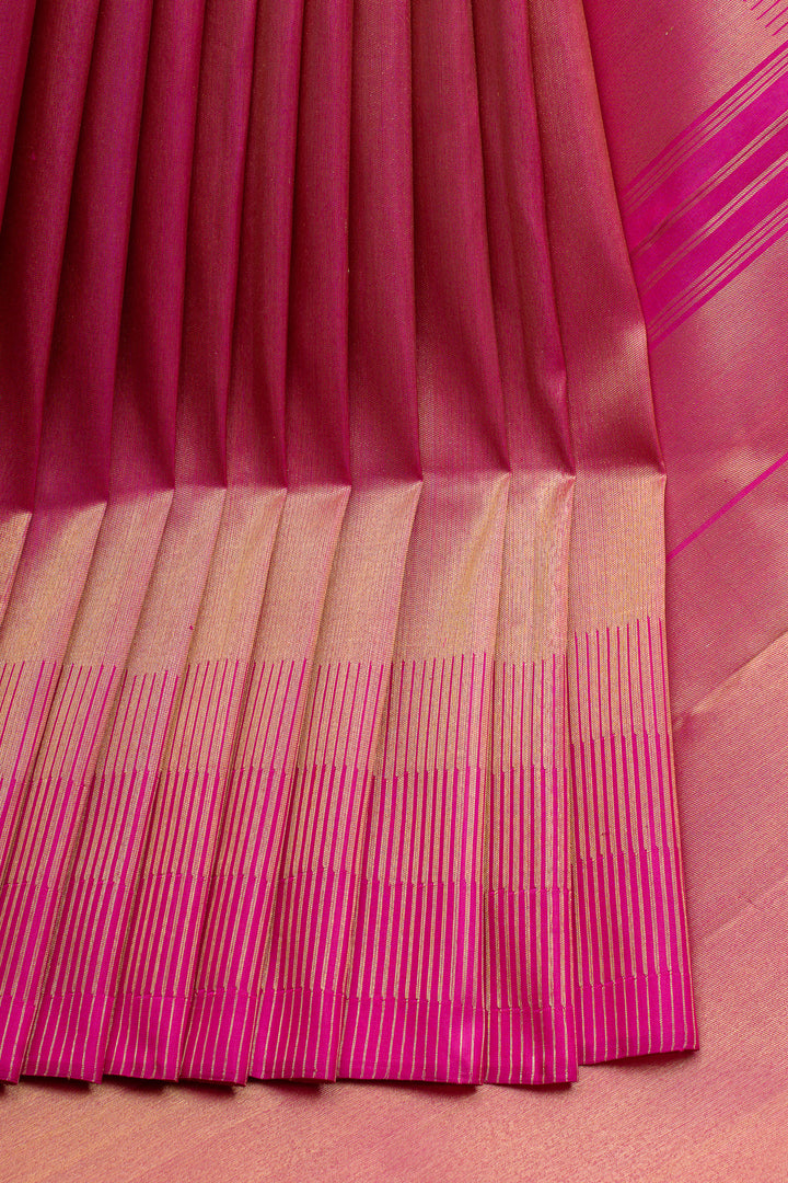Pink 8 kol pure kanchipuram silk saree