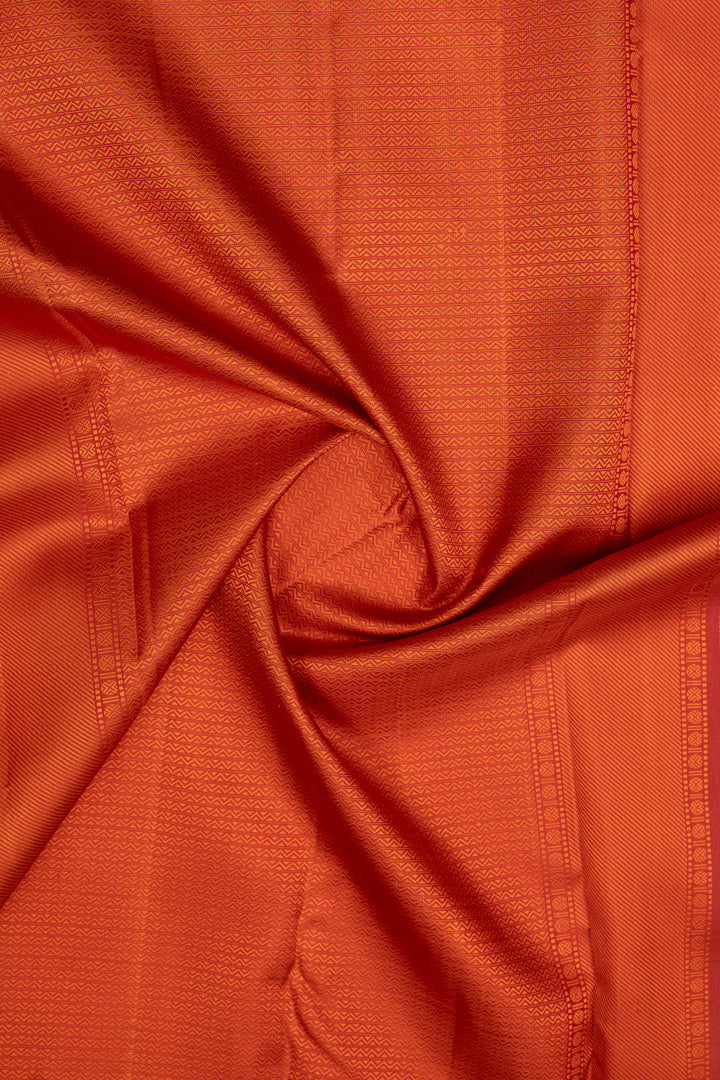 Red thread stripes Pattu pettu pure kanchipuram silk saree