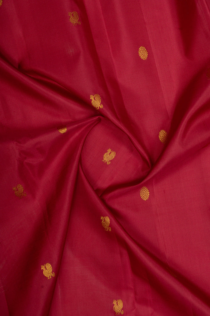 Pink traditional pure kanchipuram silk saree