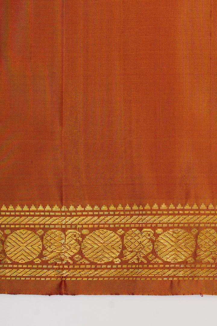 Pink traditional pure kanchipuram silk saree