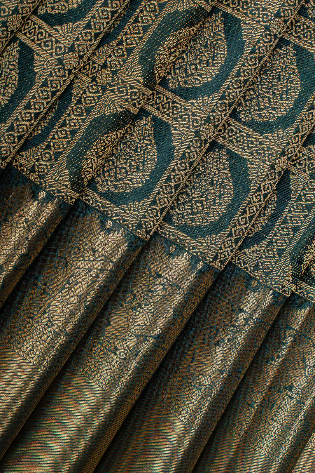 Green brocade pure kanchipuram silk saree
