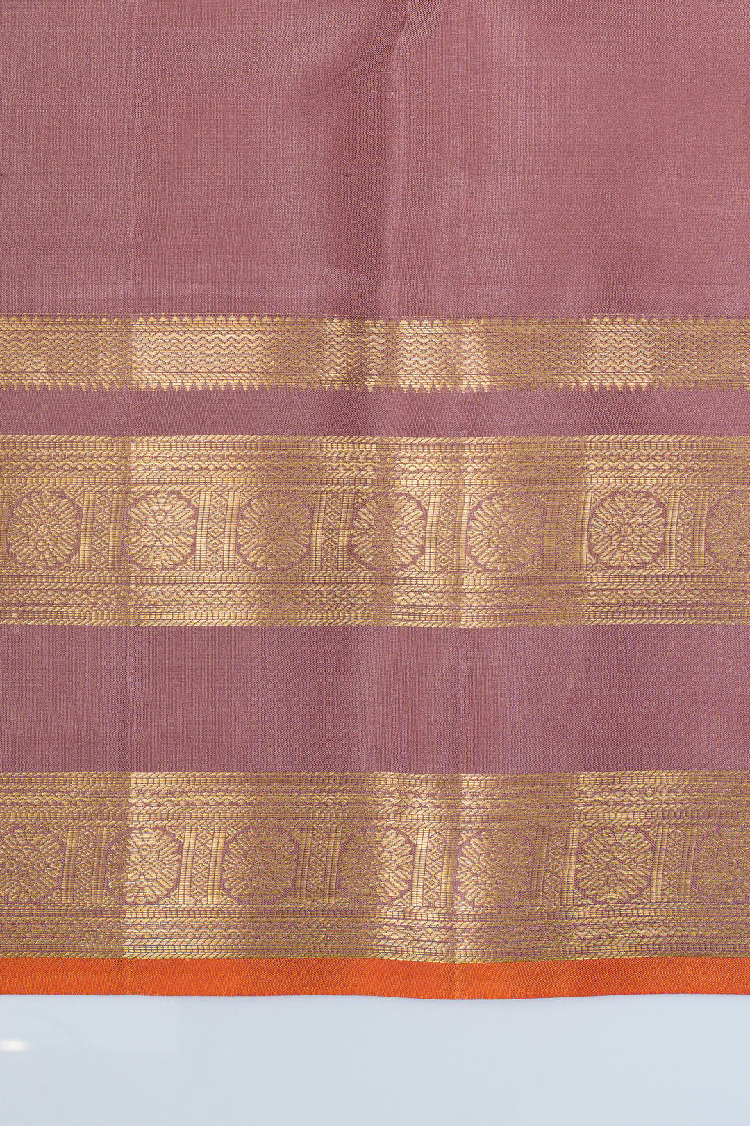 Baby pink Zari brocade pure kanchipuram silk saree