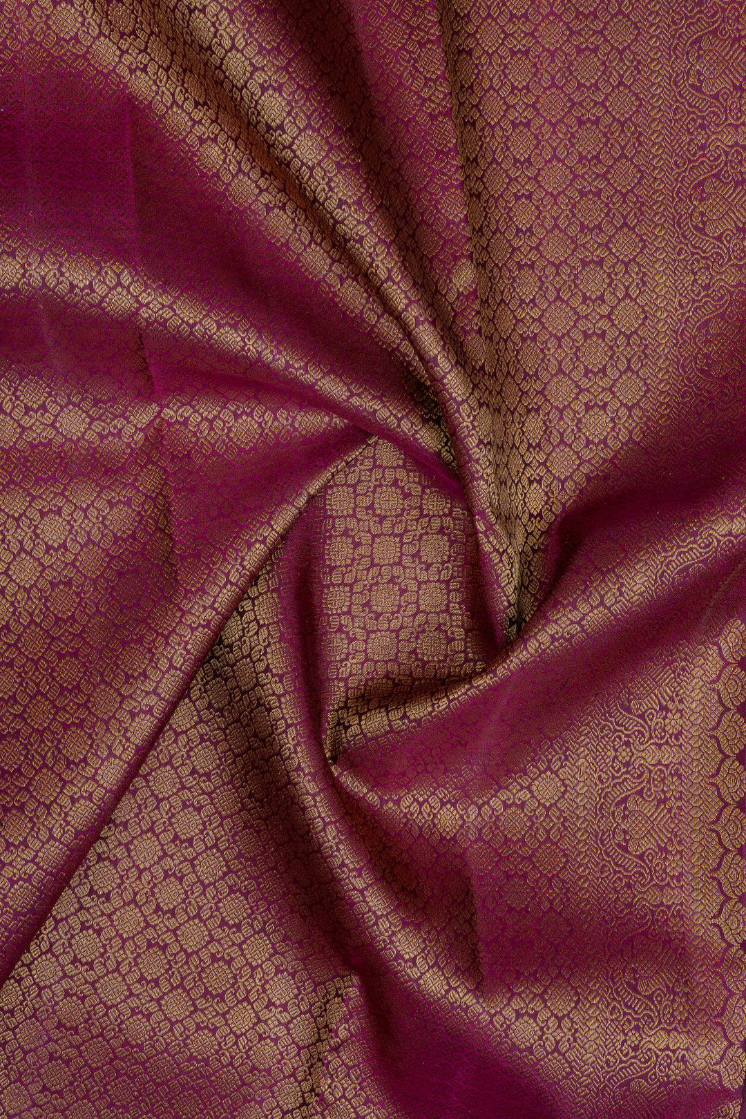 Light purple traditional pure kanchipuram silk saree