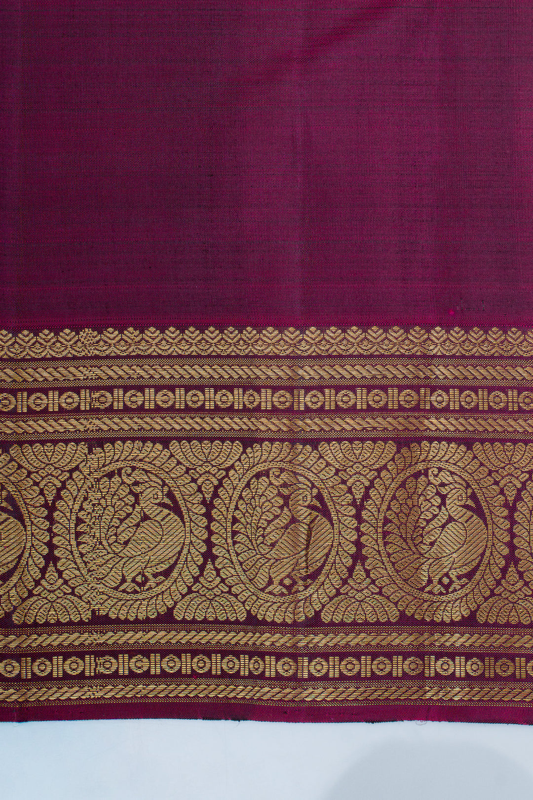 Light purple traditional pure kanchipuram silk saree