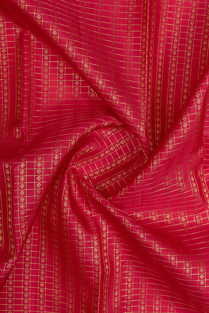 Magenta lakshadeepam pure kanchipuram silk saree
