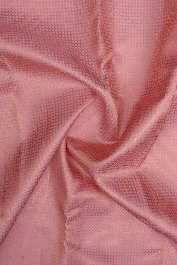Pink traditional pure kanchipuram silk saree