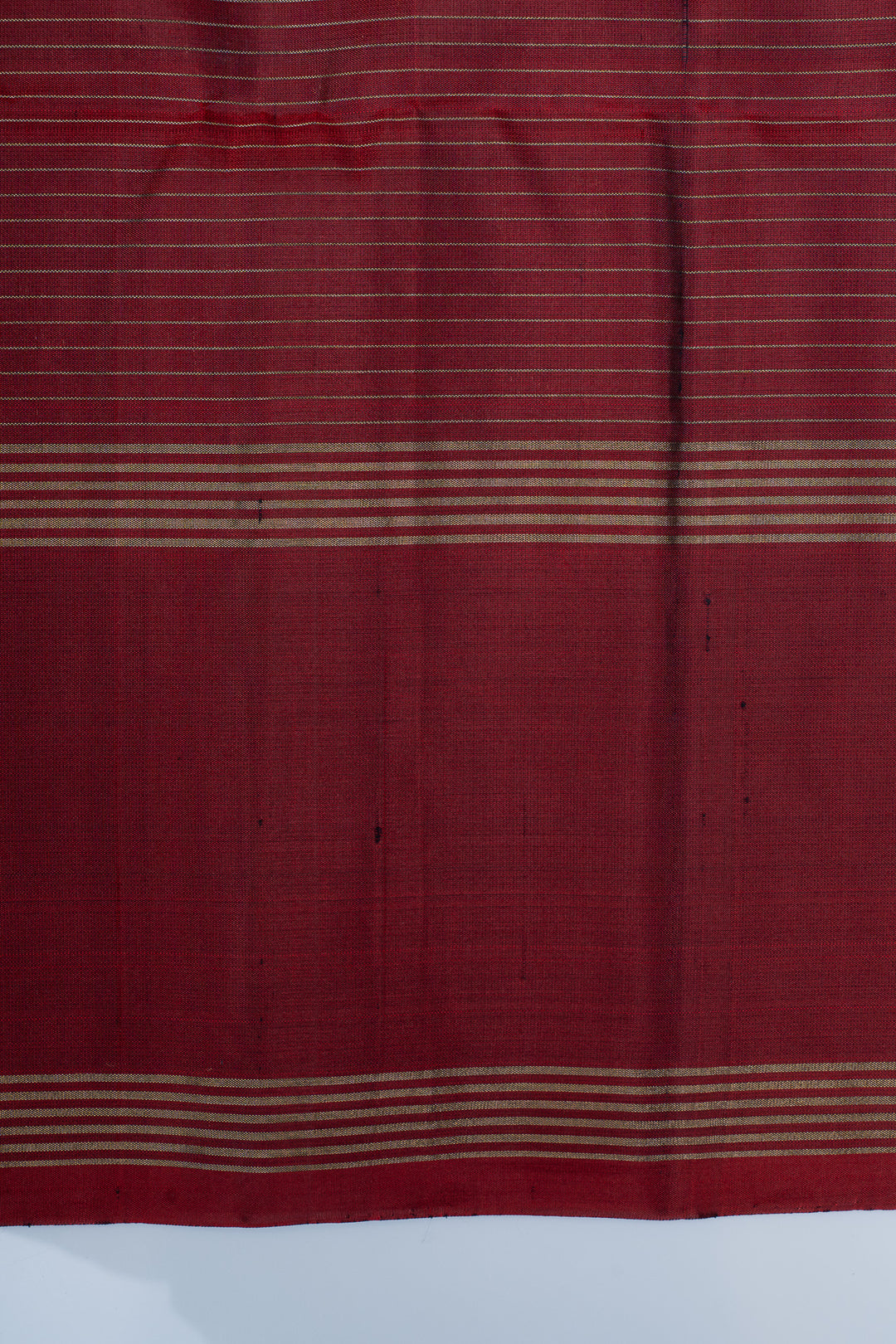 Maroon zari checks pure kanchipuram silk saree