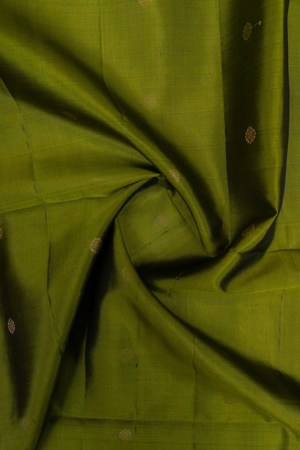 Mehandi green traditional pure soft silk saree