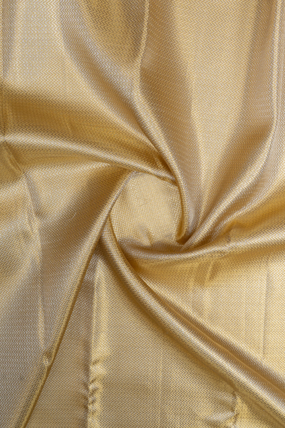 Gold self brocade pure kanchipuram silk saree