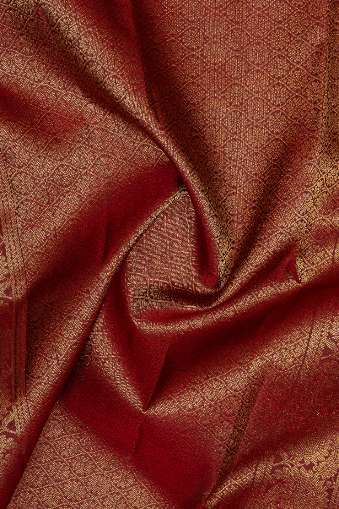 Grey traditional pure kanchipuram silk saree