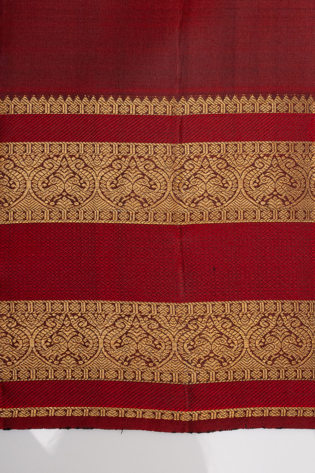 Grey traditional pure kanchipuram silk saree
