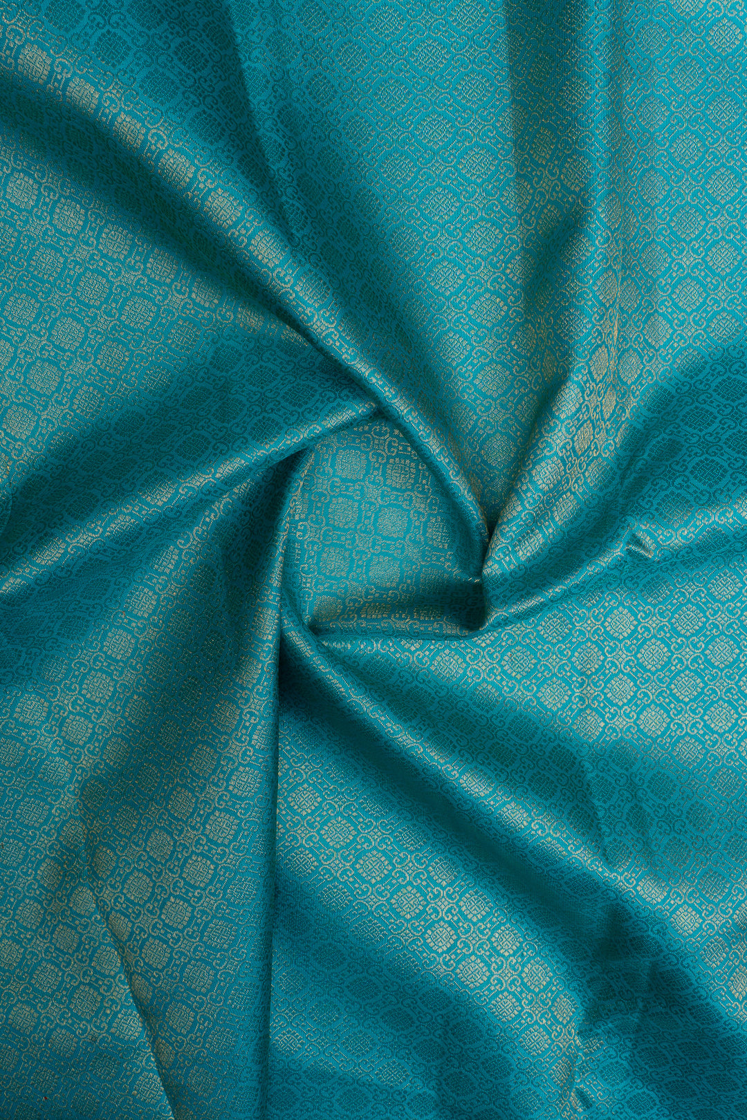 Anandha blue and purple brocade pure kanchipuram silk saree