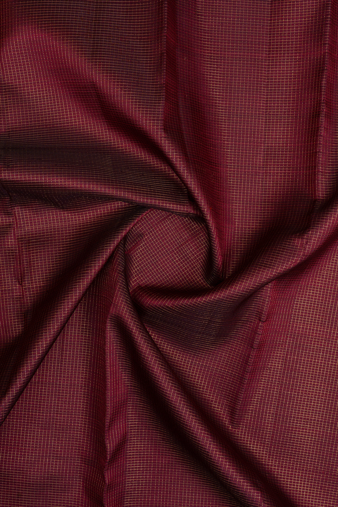 Purple Vairaoosi checks pure kanchipuram silk saree