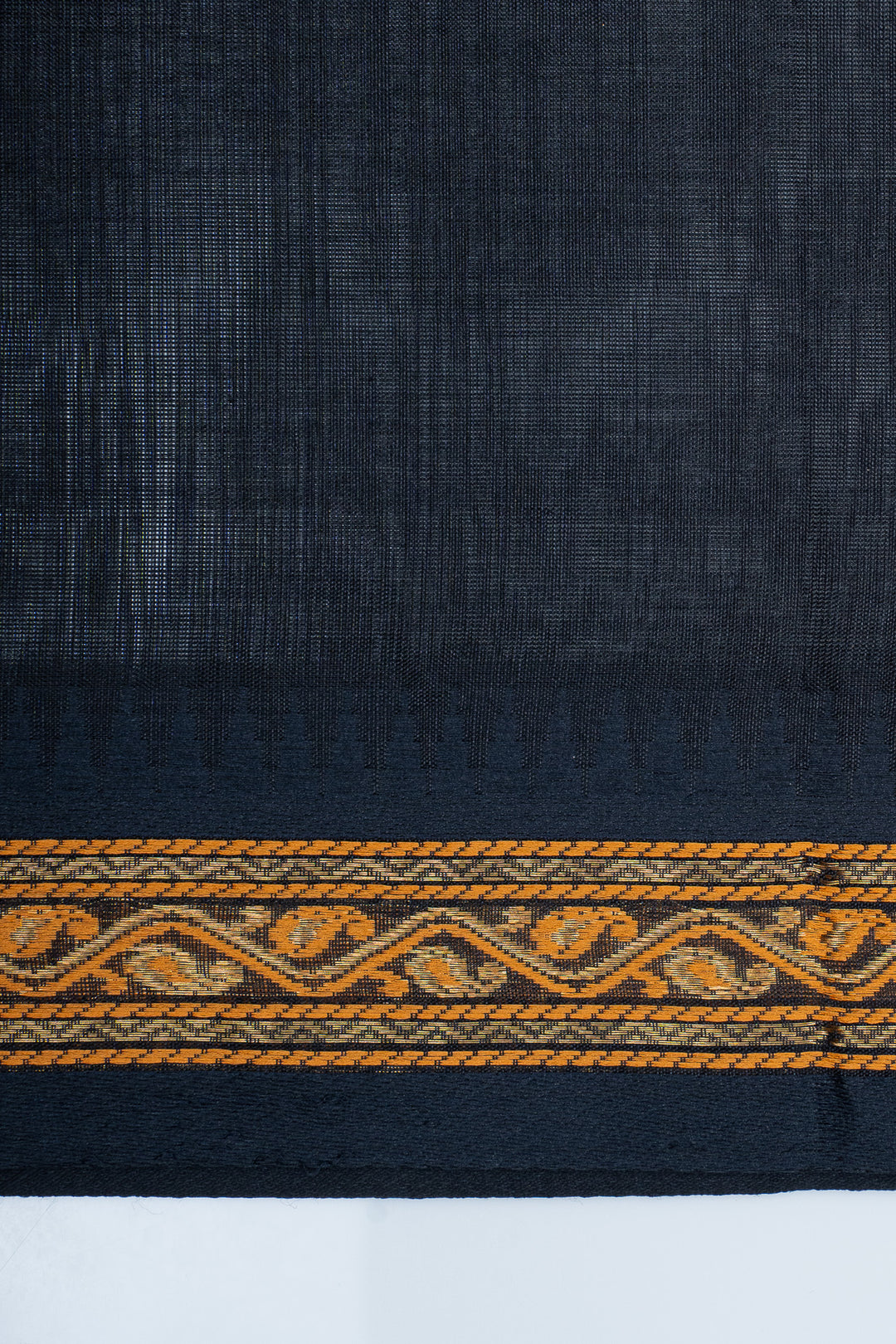 Off white checks pure silk cotton saree