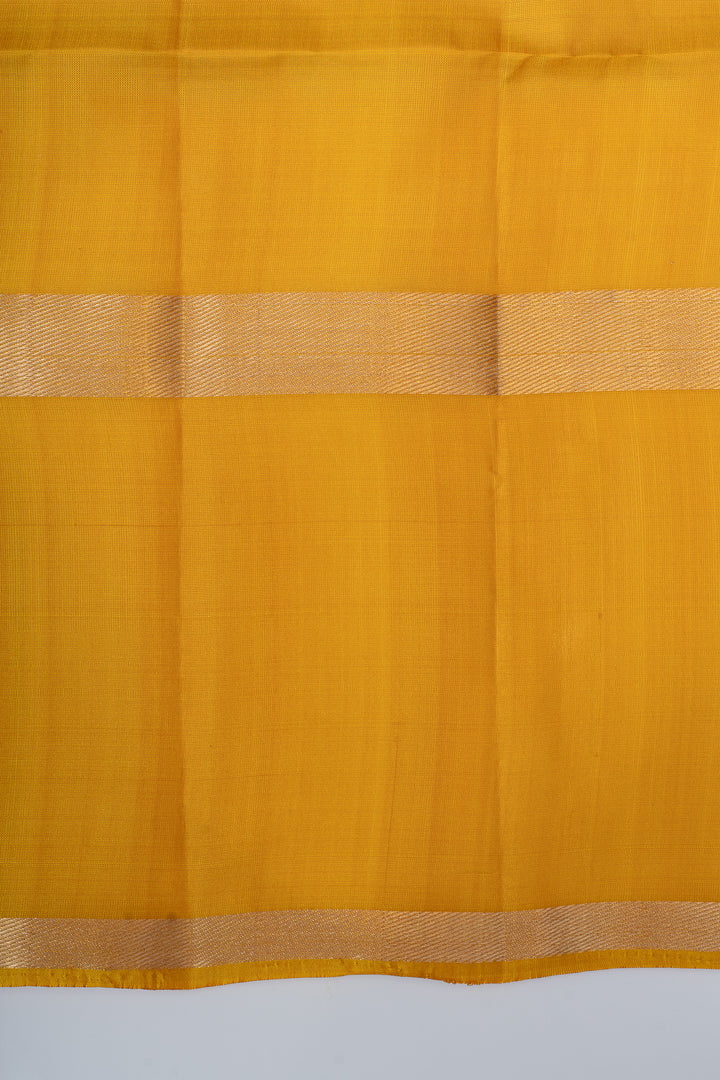 Palum pazhamum Muthu Zari checks pure kanchipuram silk saree