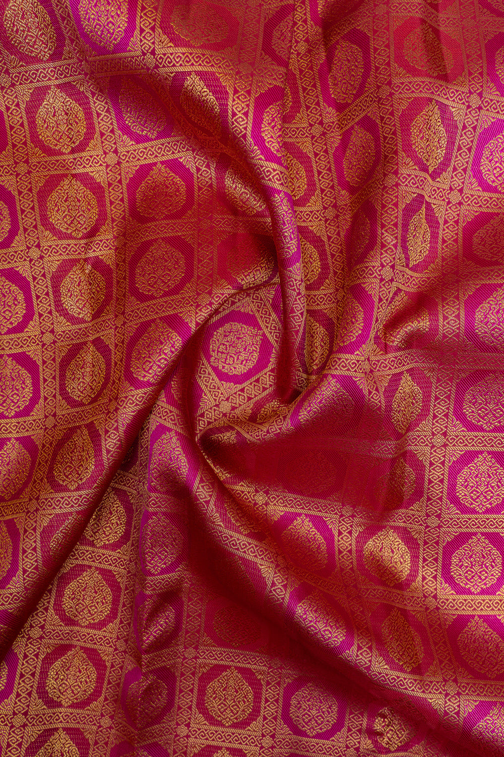 Purple brocade  pure Kanchipuram  silk saree