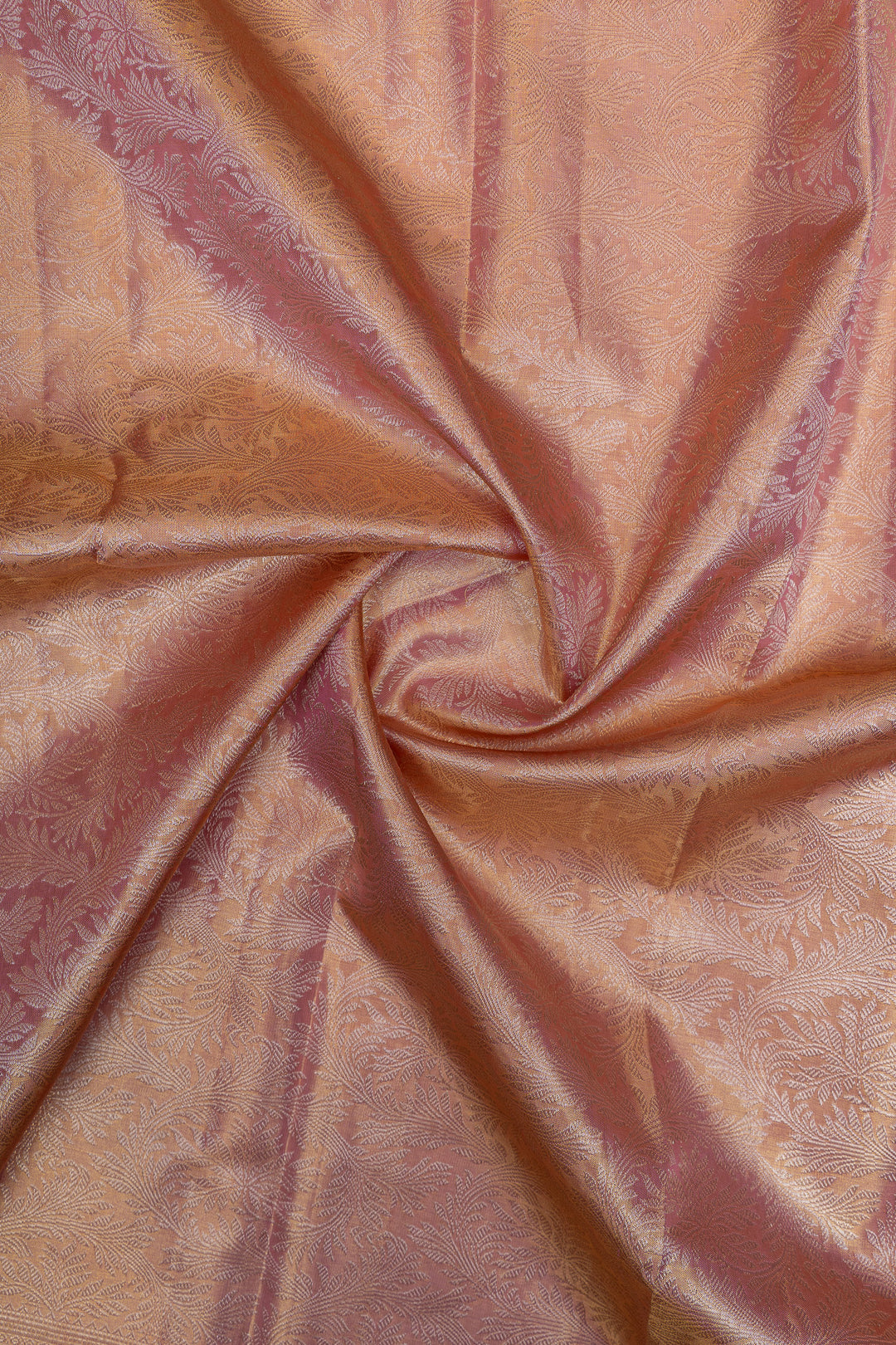 Pink and gold tissue  pure Kanchipuram  silk saree