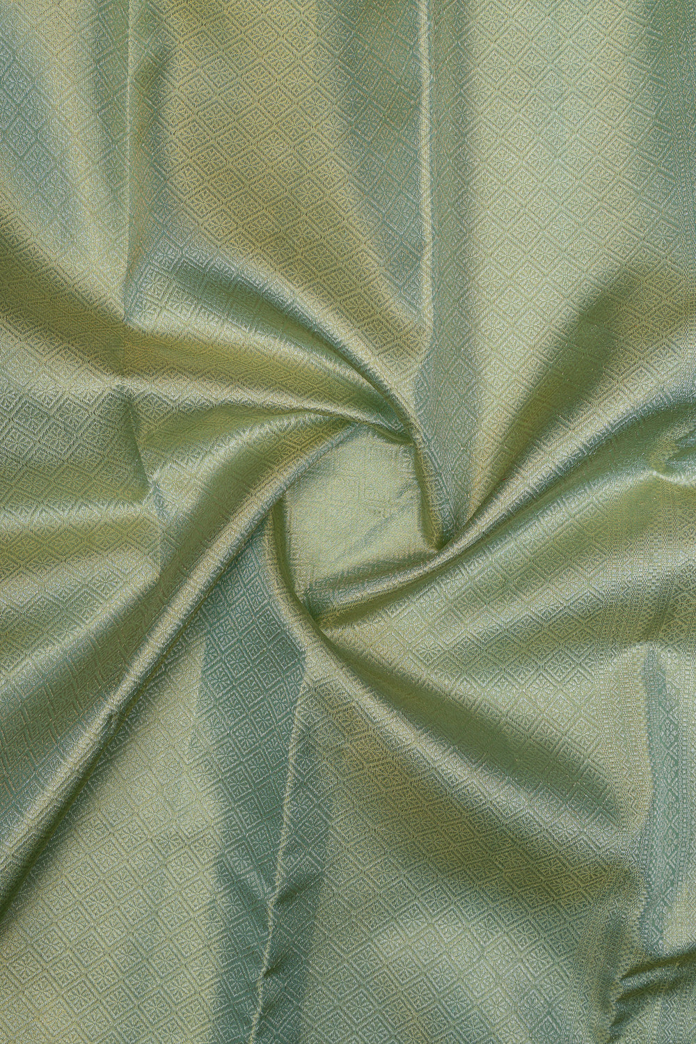 Green and gold tissue  pure Kanchipuram  silk saree
