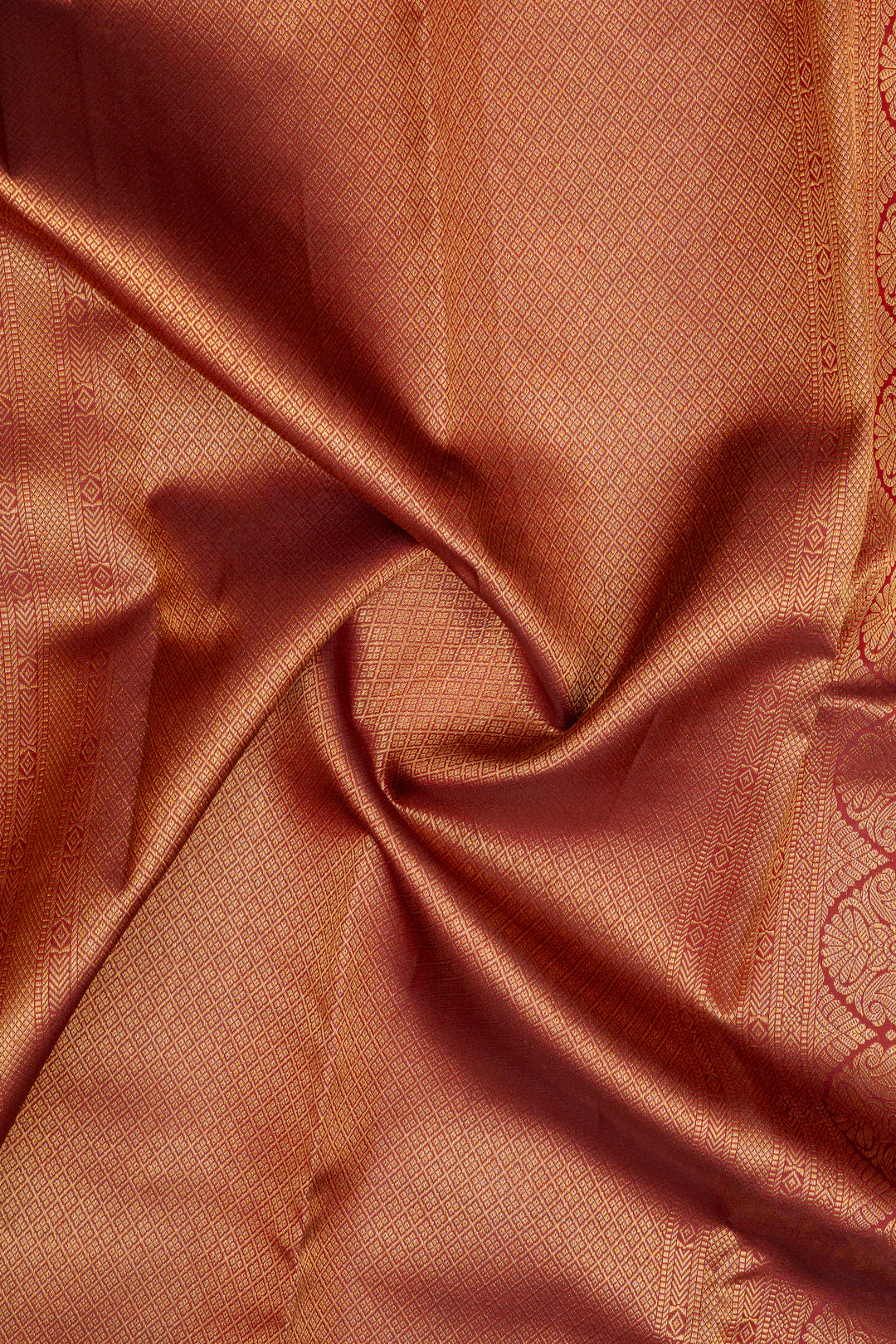 Purple brocade pure kanchipuram silk saree