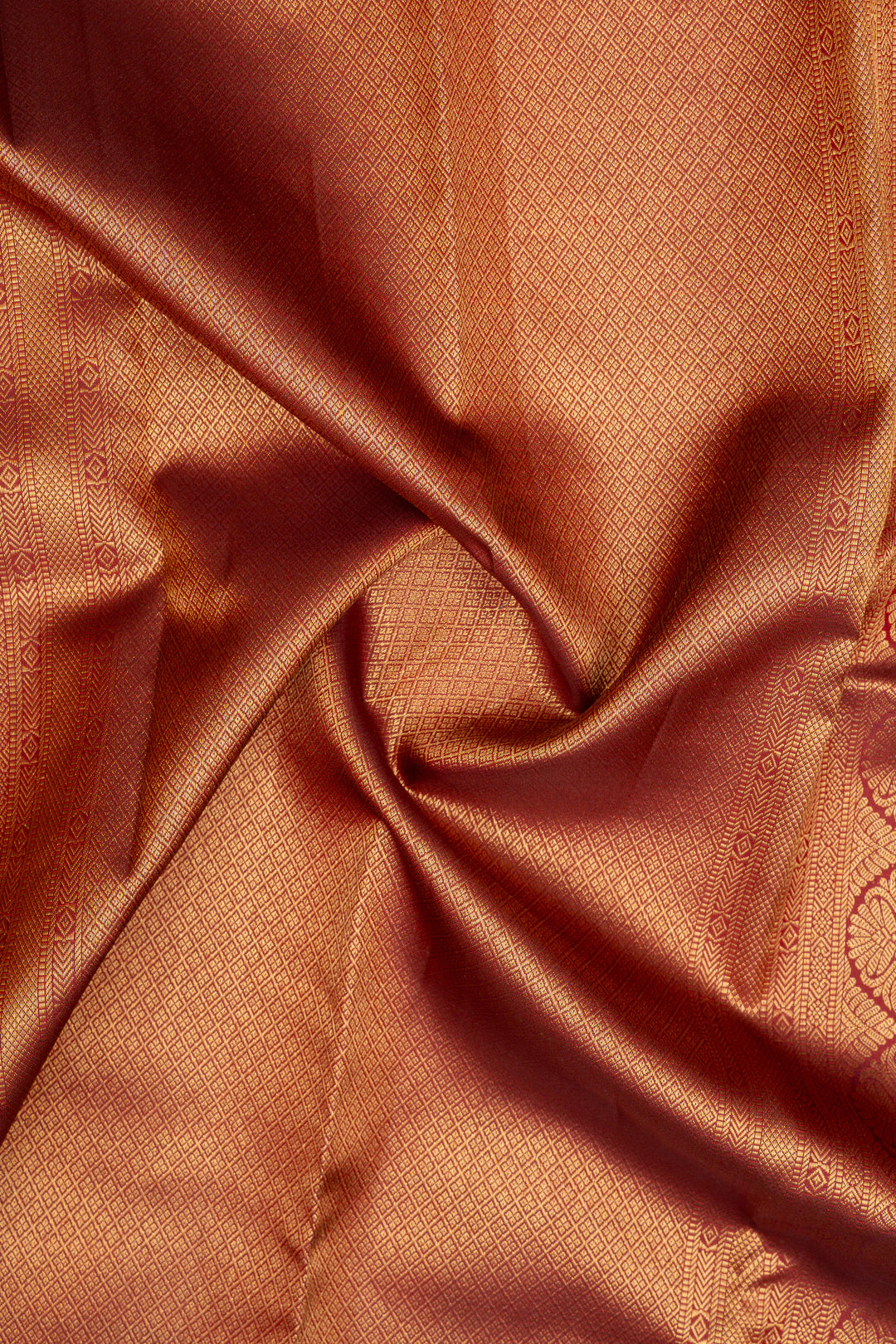 Purple brocade pure kanchipuram silk saree
