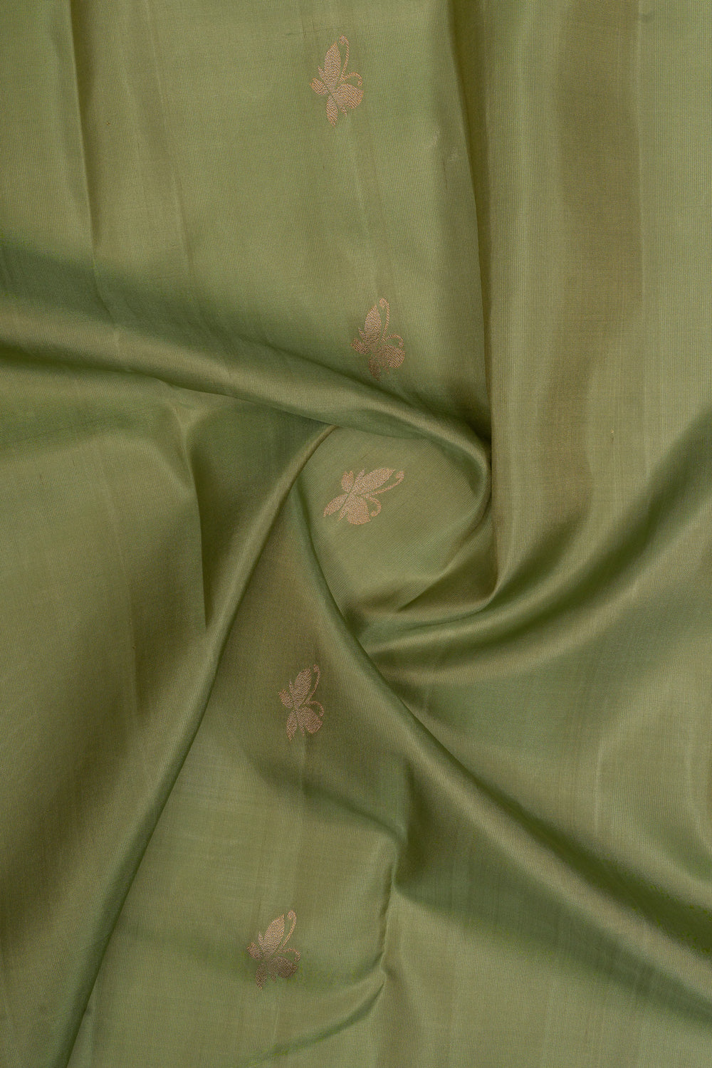 Green traditional pure soft silk saree
