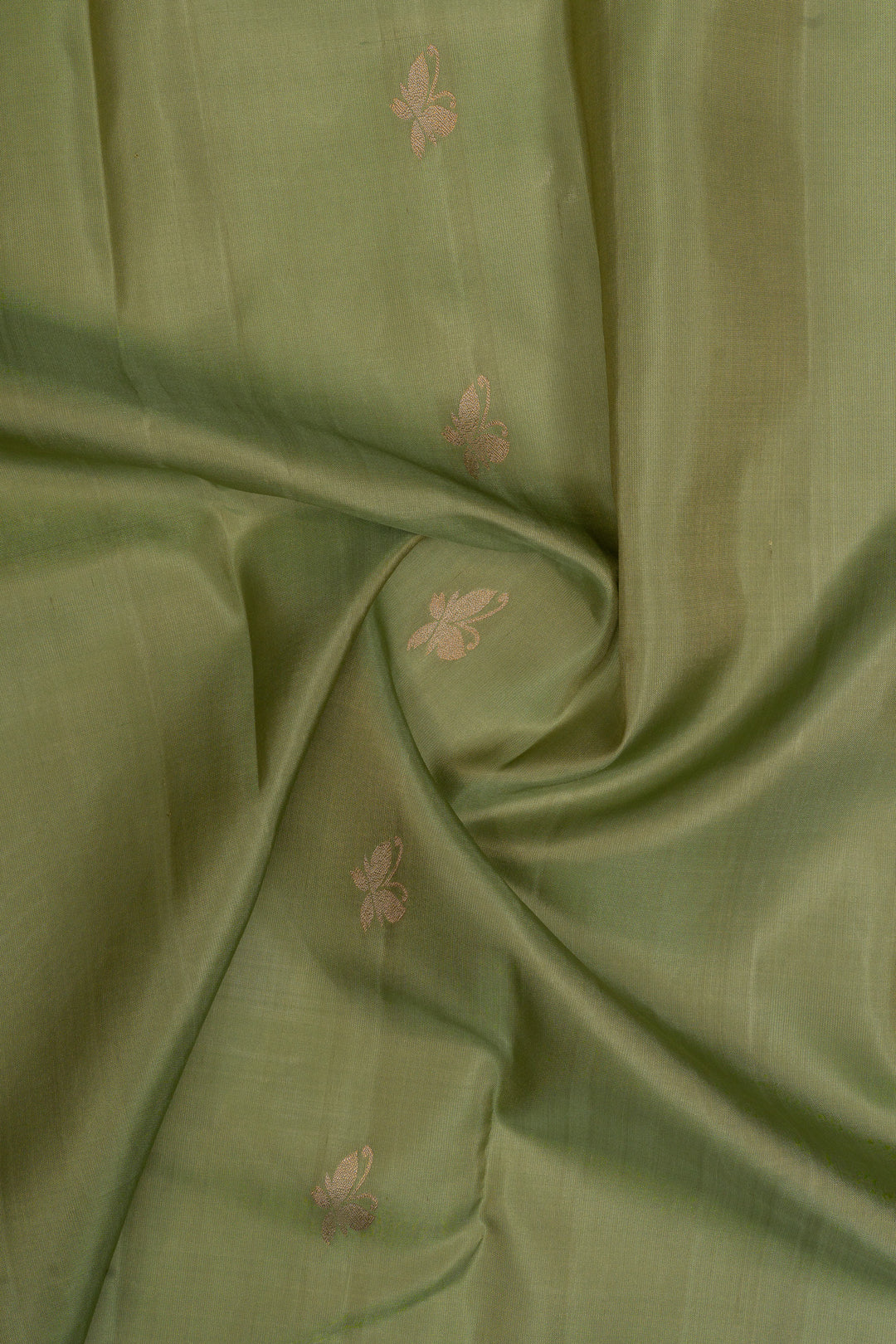 Green traditional pure soft silk saree