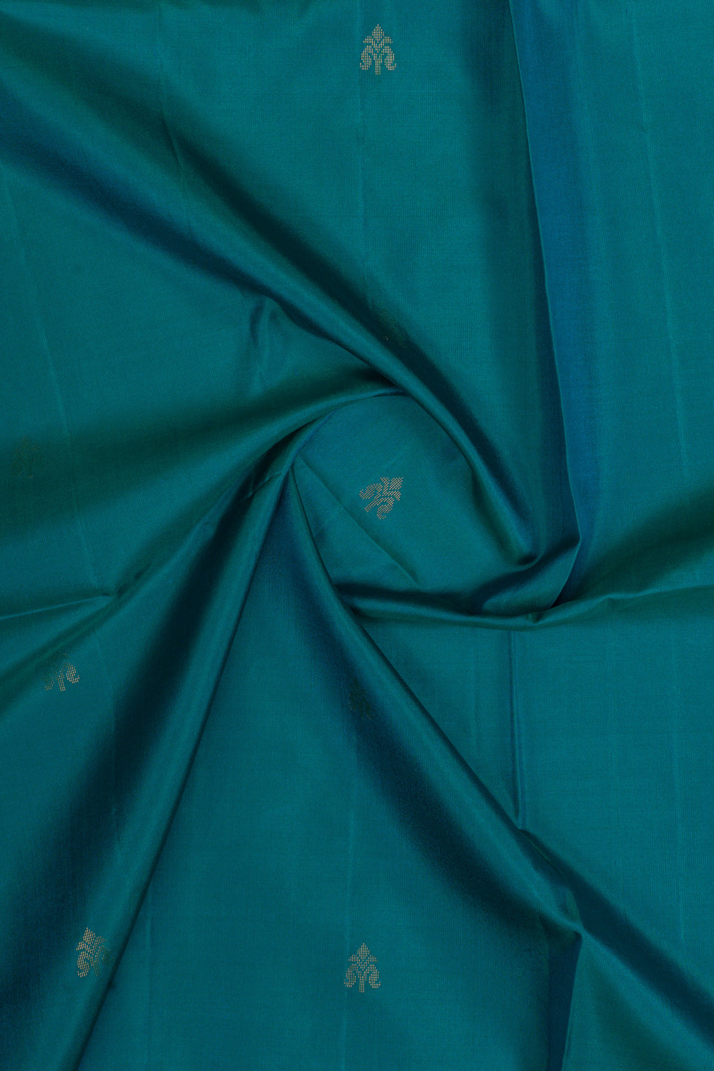 Blue traditional pure soft silk saree