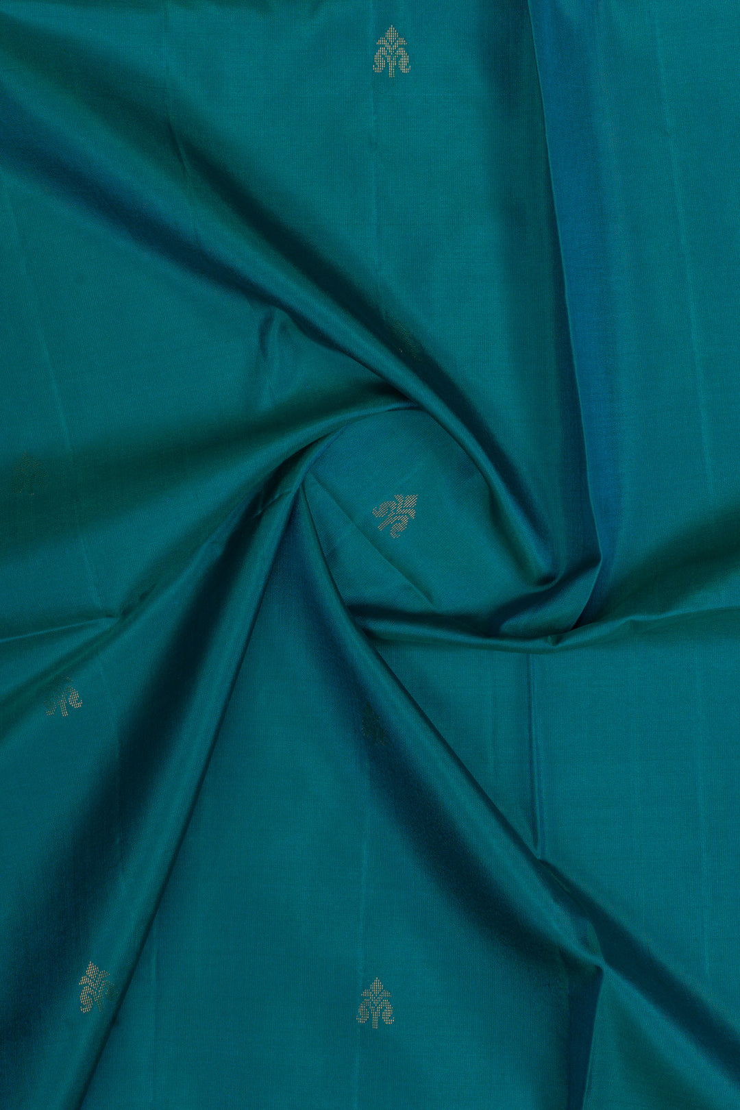 Blue traditional pure soft silk saree