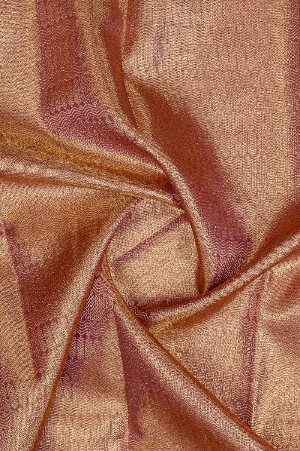 Pastel tissue brocade pure kanchipuram silk saree