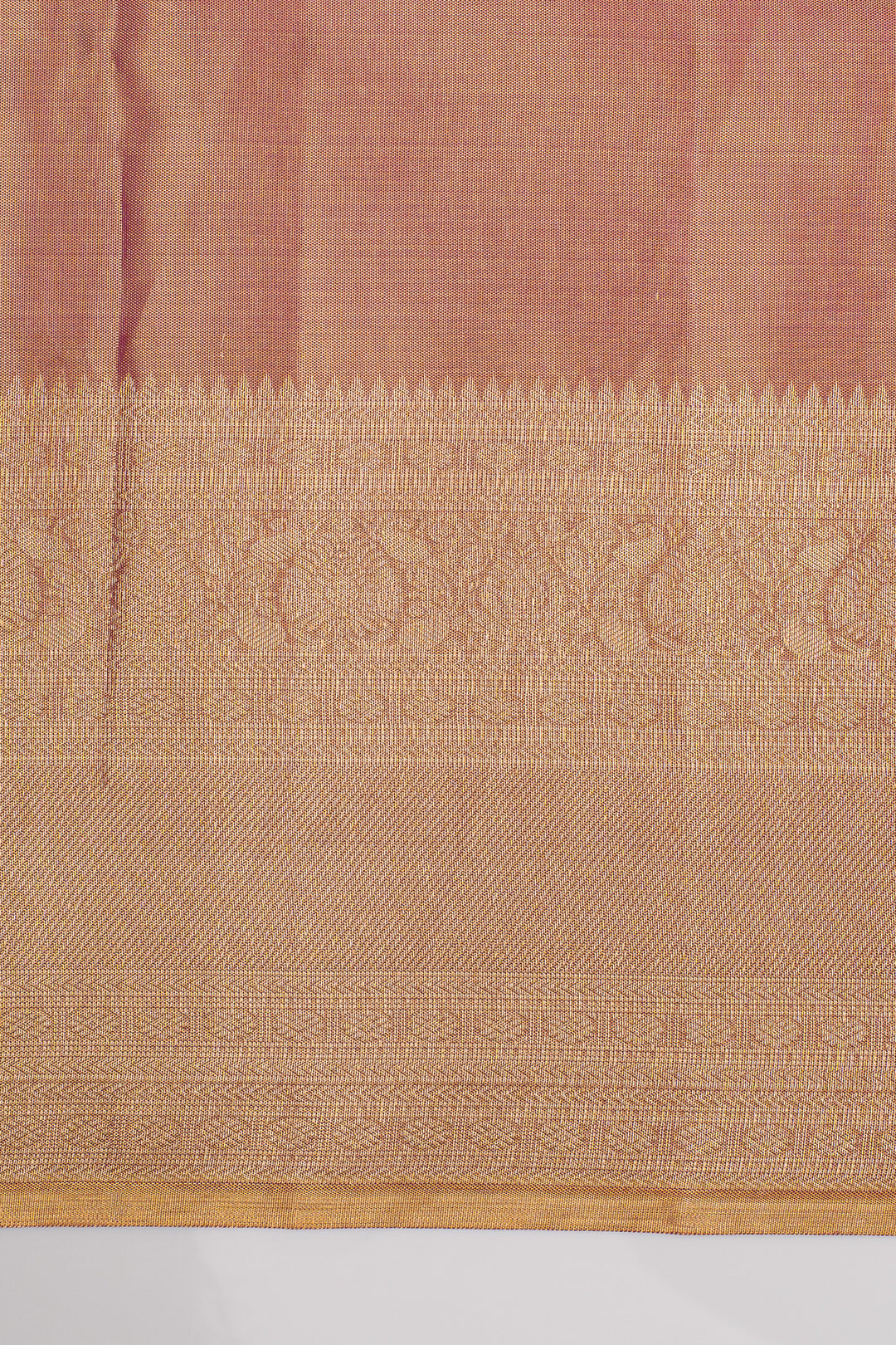 Pastel tissue brocade pure kanchipuram silk saree