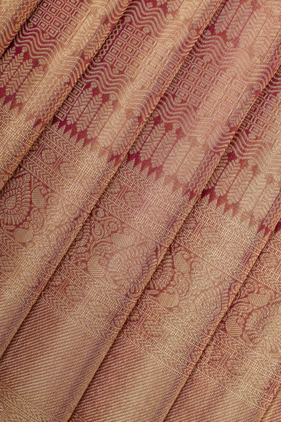 Pastel tissue brocade pure kanchipuram silk saree