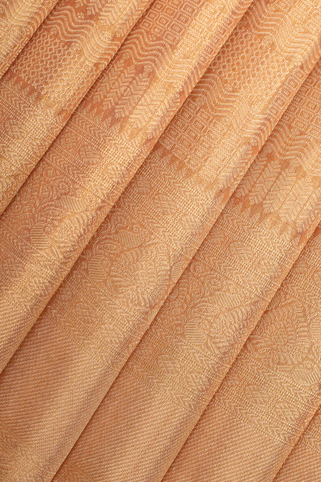 Sandel tissue brocade pure kanchipuram silk saree