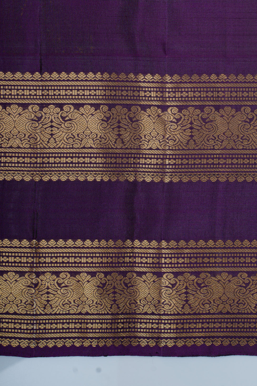 Mehadi green zari checks pure kanchipuram silk saree