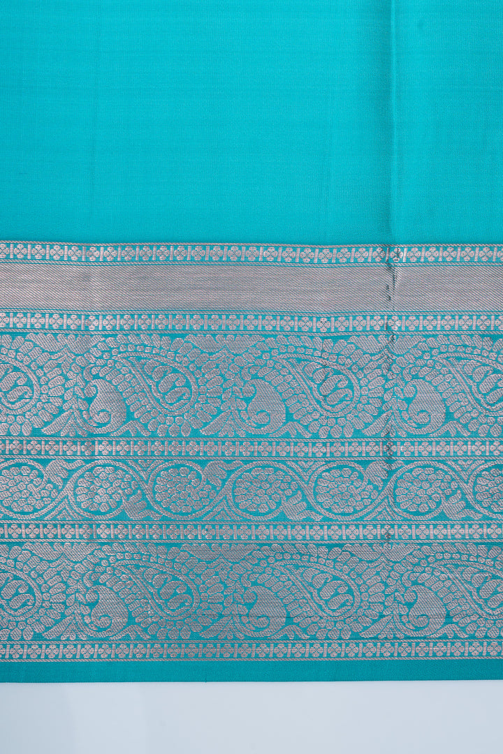 Yellow Zari checks pure Kanchipuram silk saree