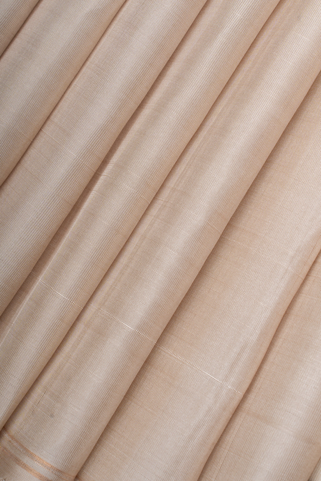 Ivory pure soft silk saree