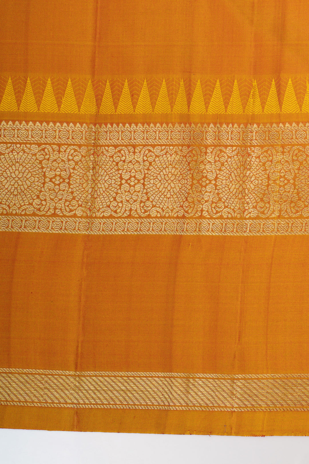 Red traditional pure kanchipuram silk saree