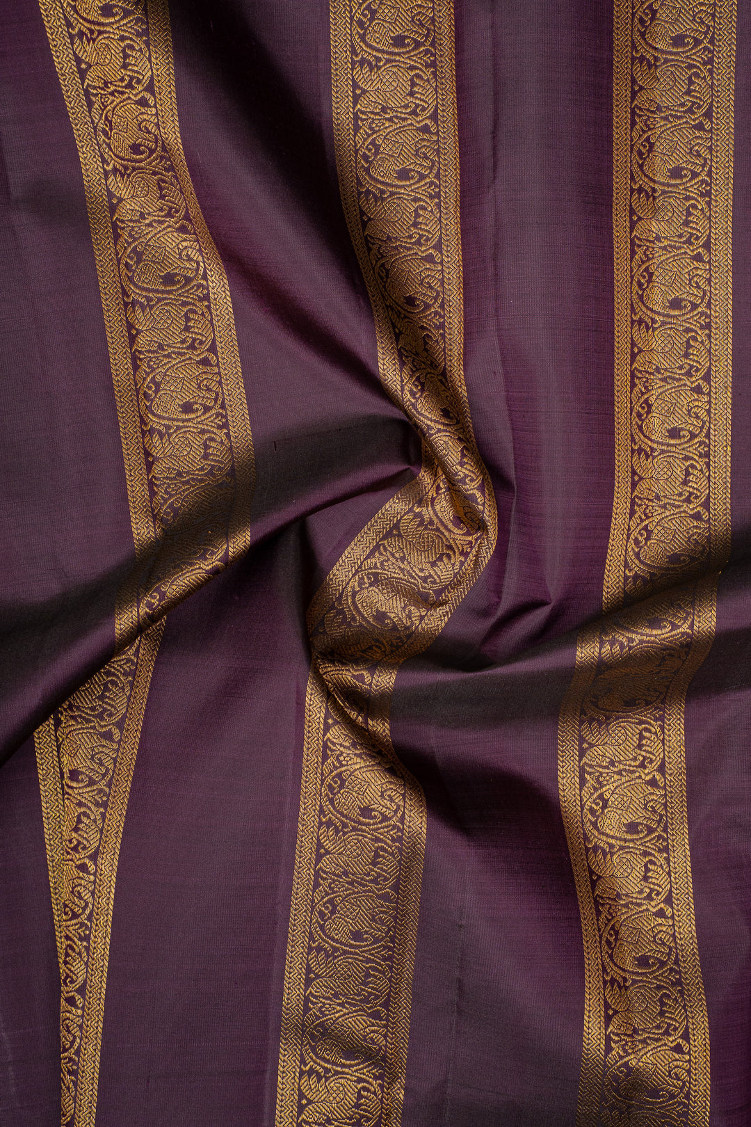 Rexona Green &amp; Jamun Rettai Pettu Pure Kanchipuram Silk Saree