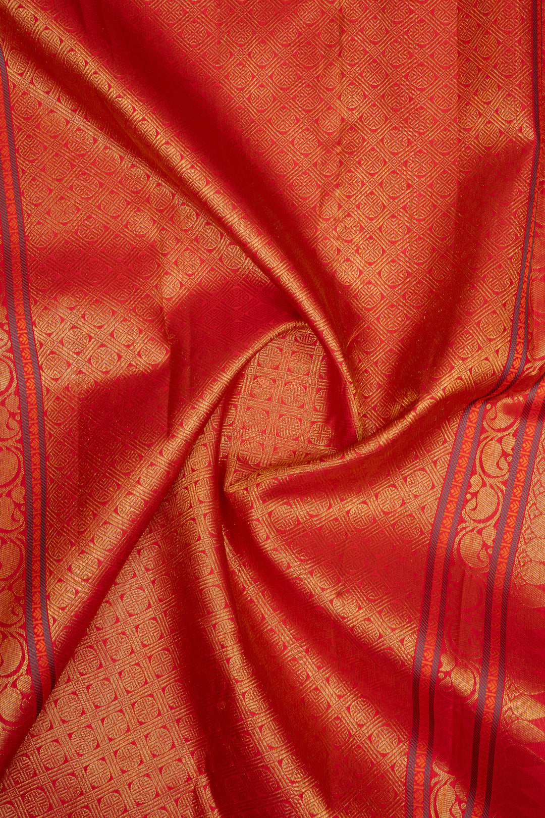 Black and Meenakari Pure Kanchipuram Silk Saree