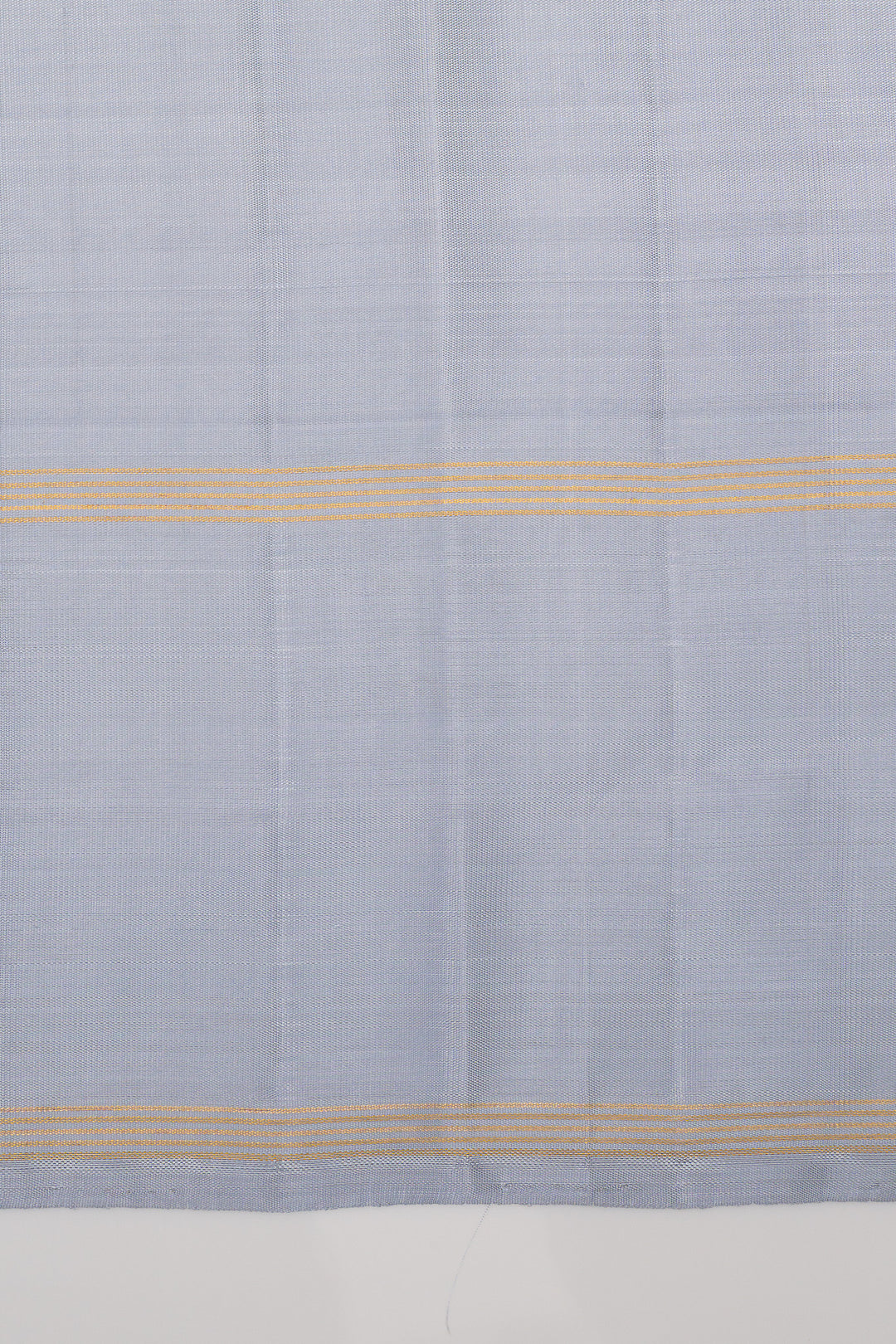 Red and powder blue multi checks pure kanchipuram silk saree