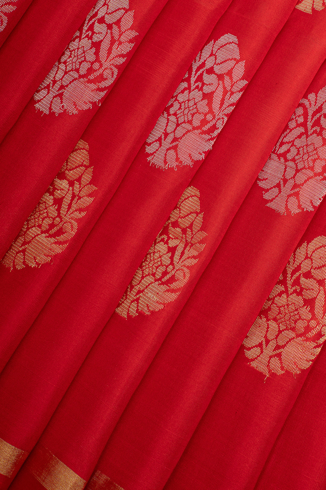 Red Pure Soft Silk Saree